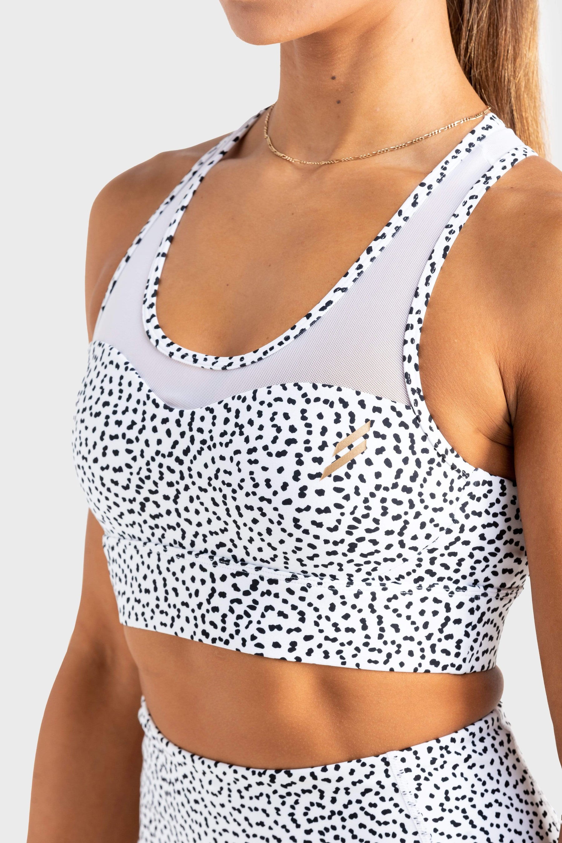 Top Breeze Mesh - Branco Estampado Animal Print