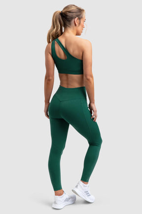 Conjunto Top e Calça Legging Desire - Verde Esmeralda