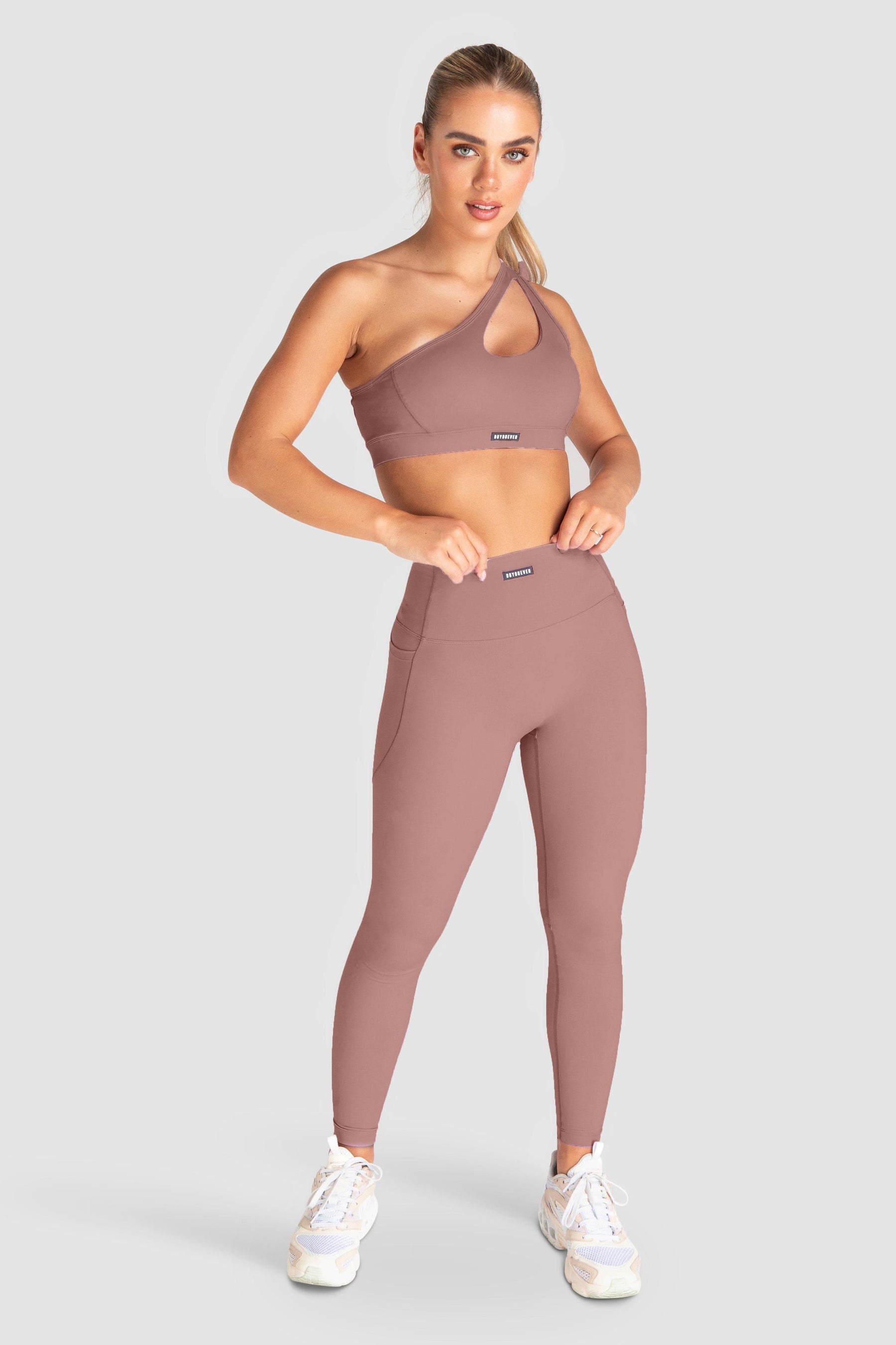 Conjunto Top e Calça Legging Desire - Mocha Marrom