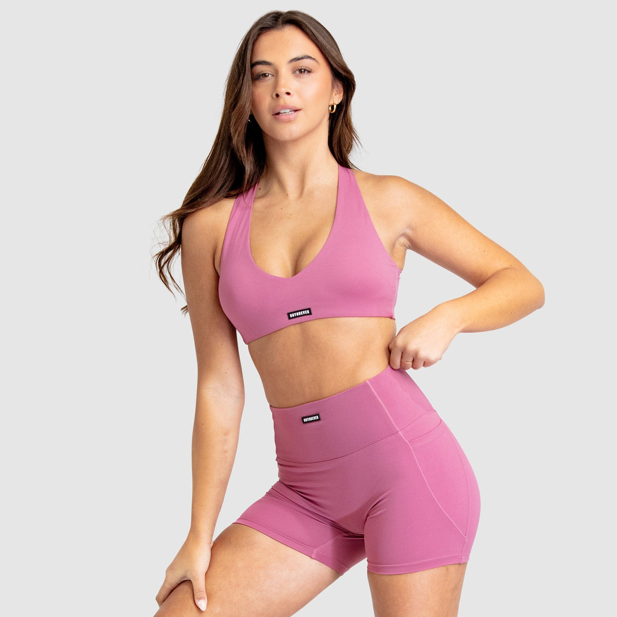 Top com Decote em V Desire - Berry Rosa