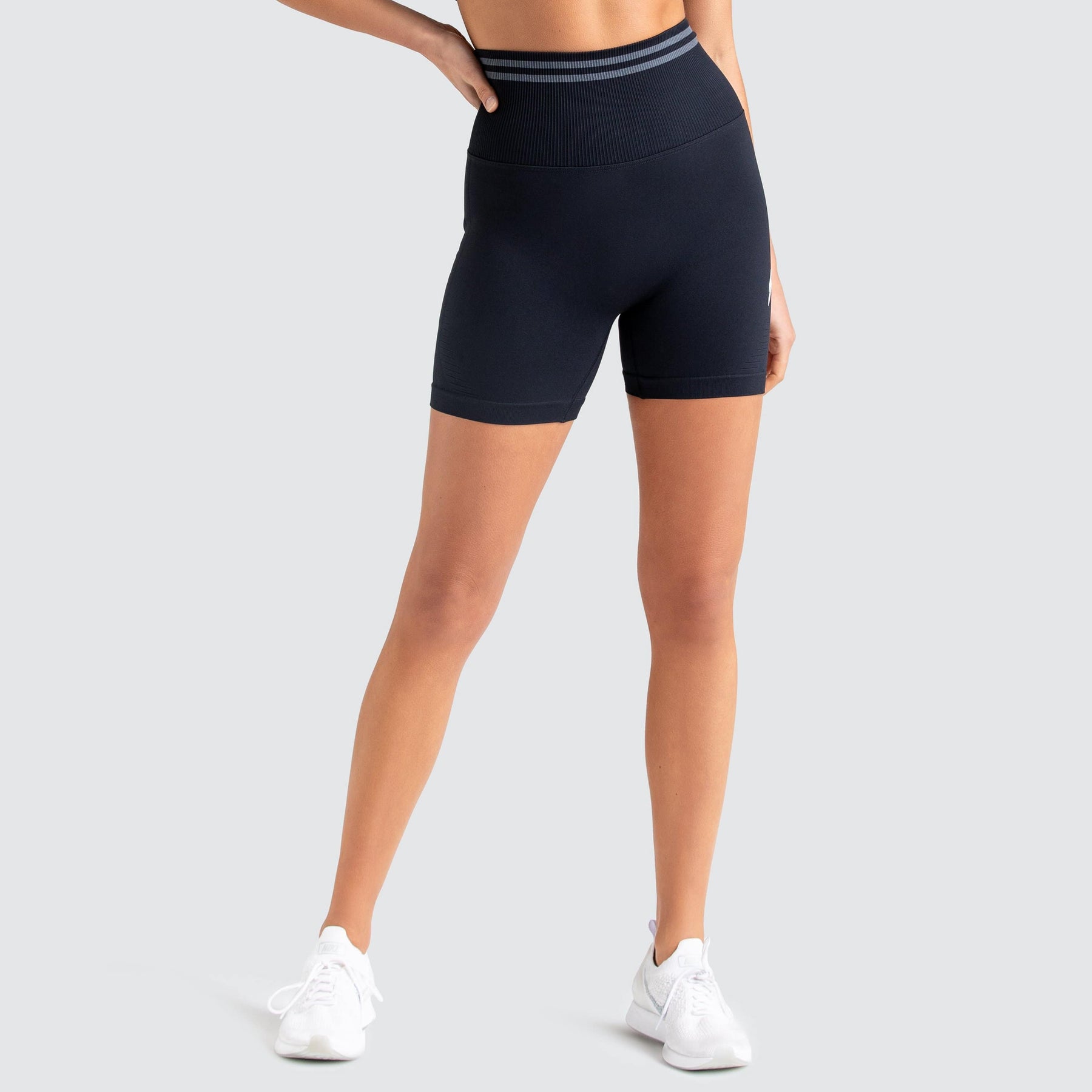 Shorts Sem Costura Flexy  - Preto Intenso