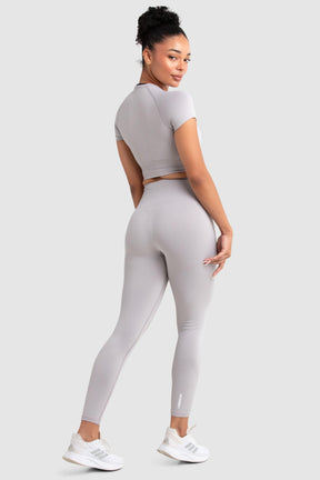 Calça Legging Hyperflex - Cinza Claro