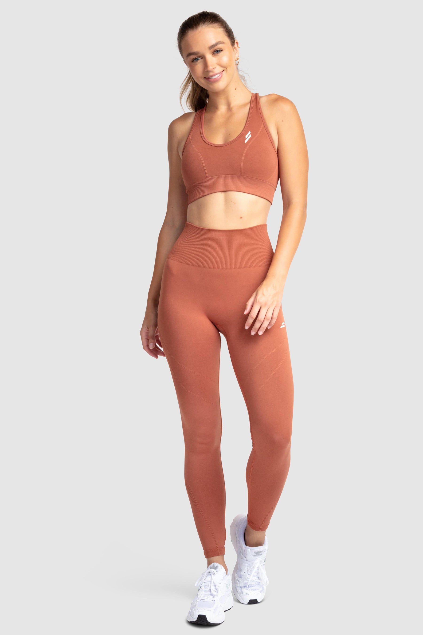 Conjunto Top e Calça Legging Hyperflex - Marrom