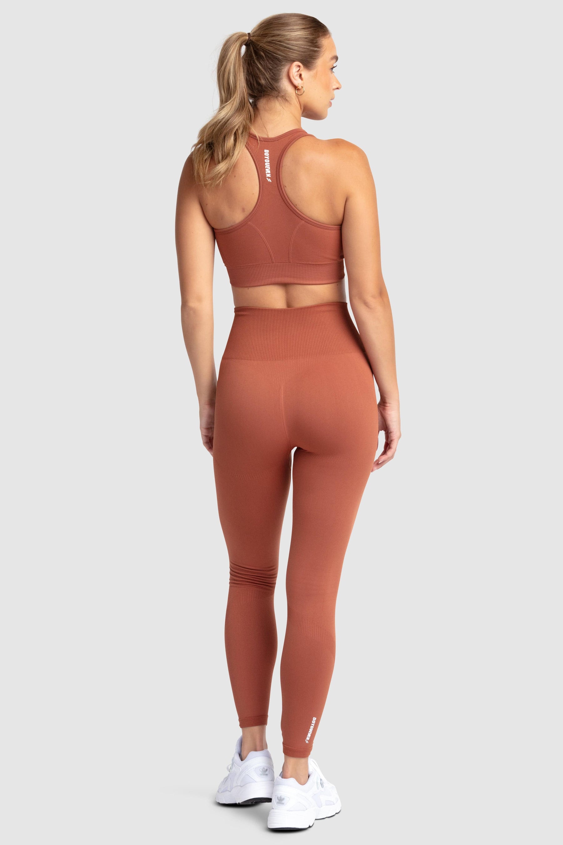 Conjunto Top e Calça Legging Hyperflex - Marrom