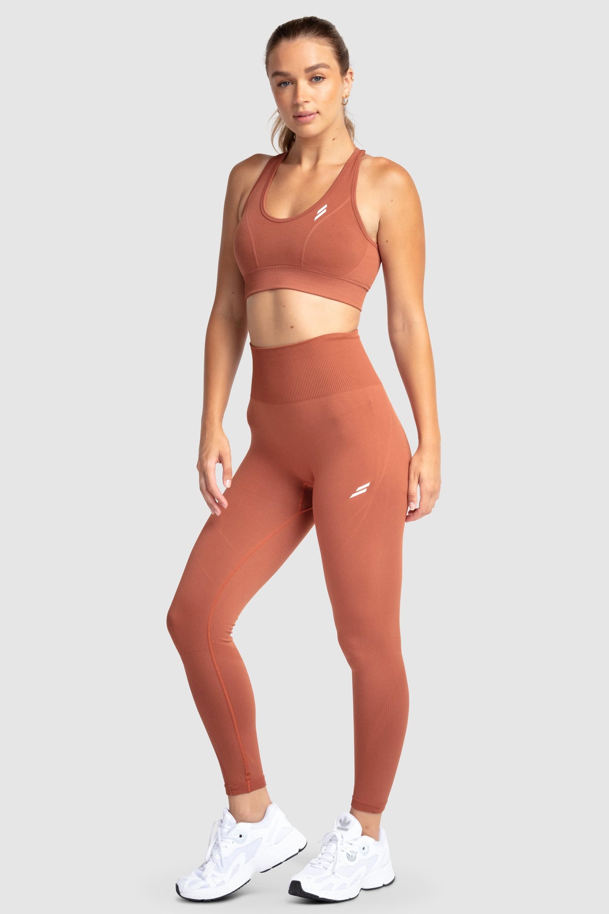 Conjunto Top e Calça Legging Hyperflex - Marrom