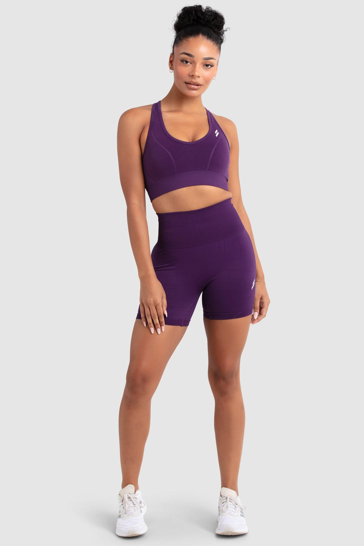 Conjunto Top e Shorts Hyperflex - Ameixa