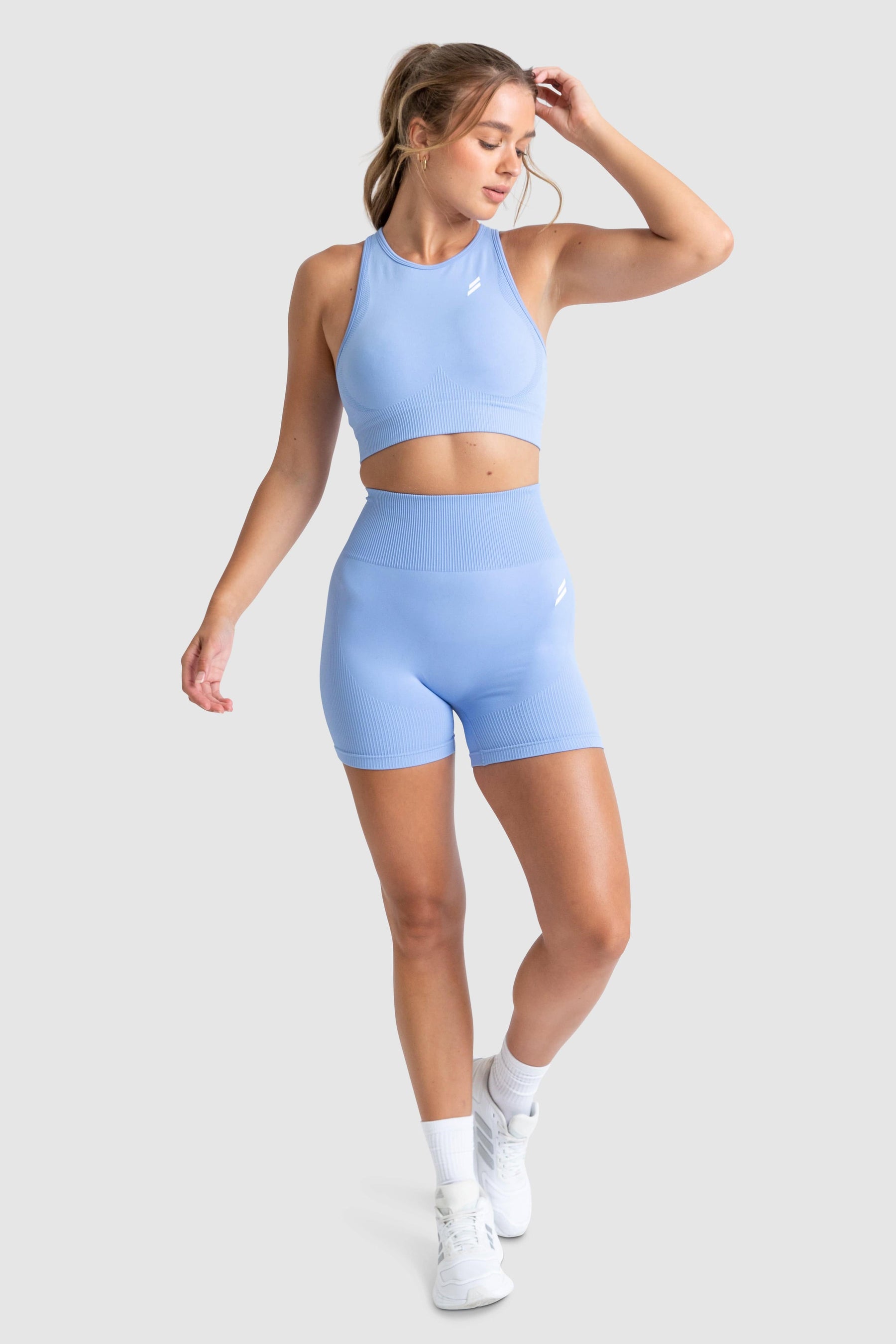 Top Gola Redonda Impact Solid - Azul bebê