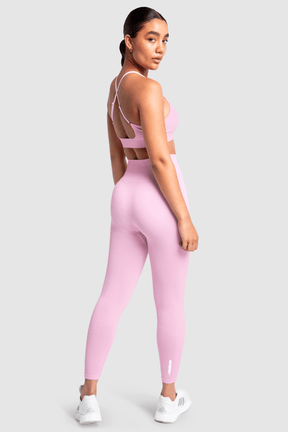 Conjunto Top e Calça Legging Impact Solid - Rosa Pastel