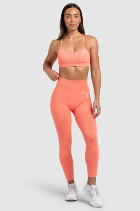 Calça Legging Impact Solid  - Pêssego