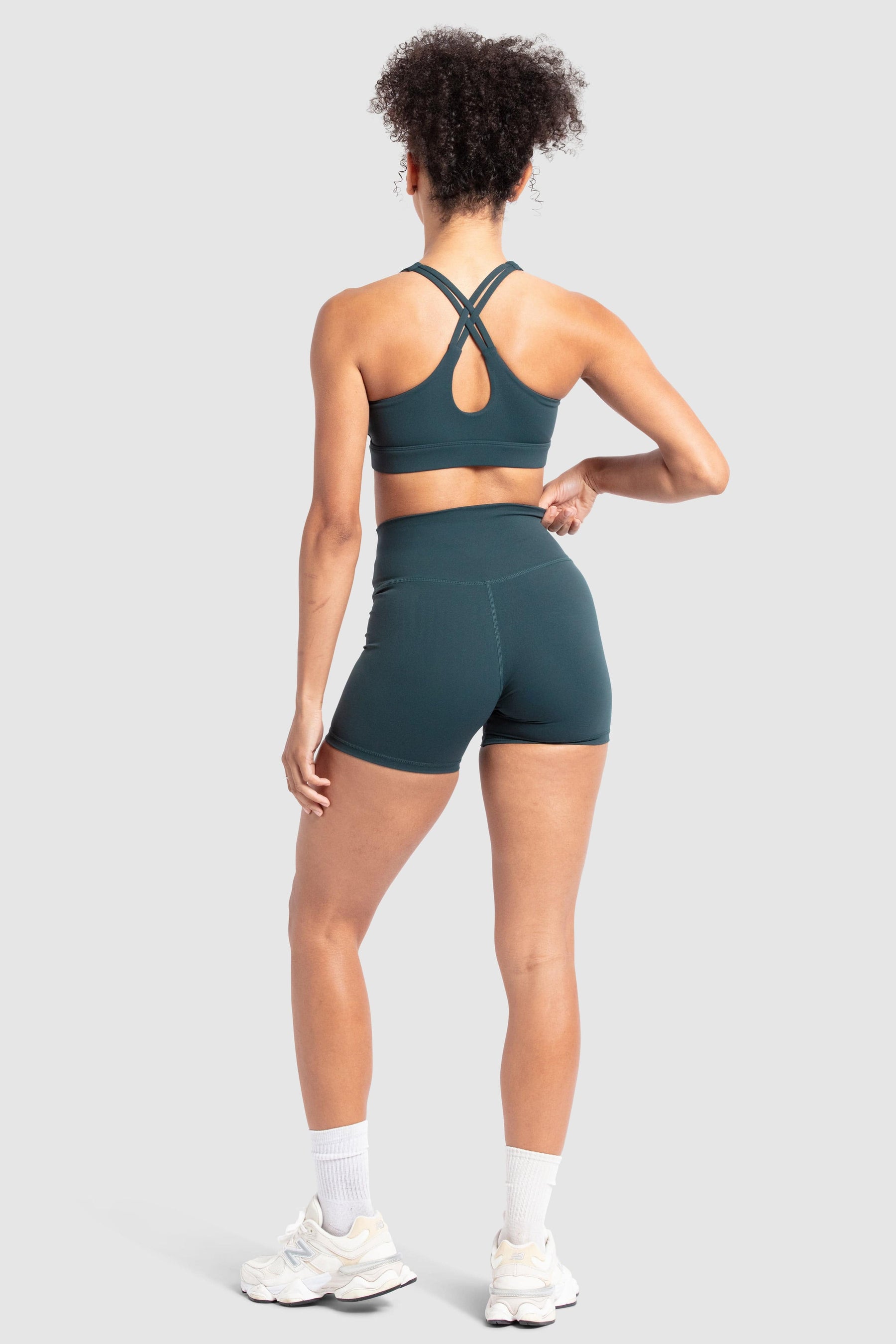 Conjunto Top e Shorts MotionSoft - Verde Escuro