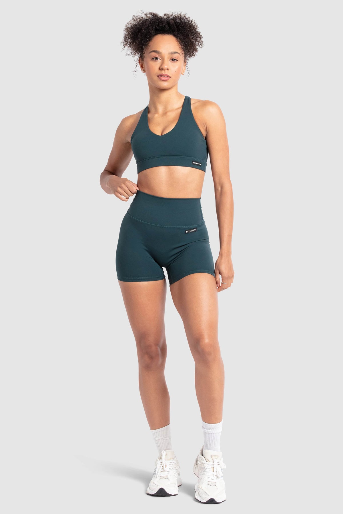 Conjunto Top e Shorts MotionSoft - Verde Escuro