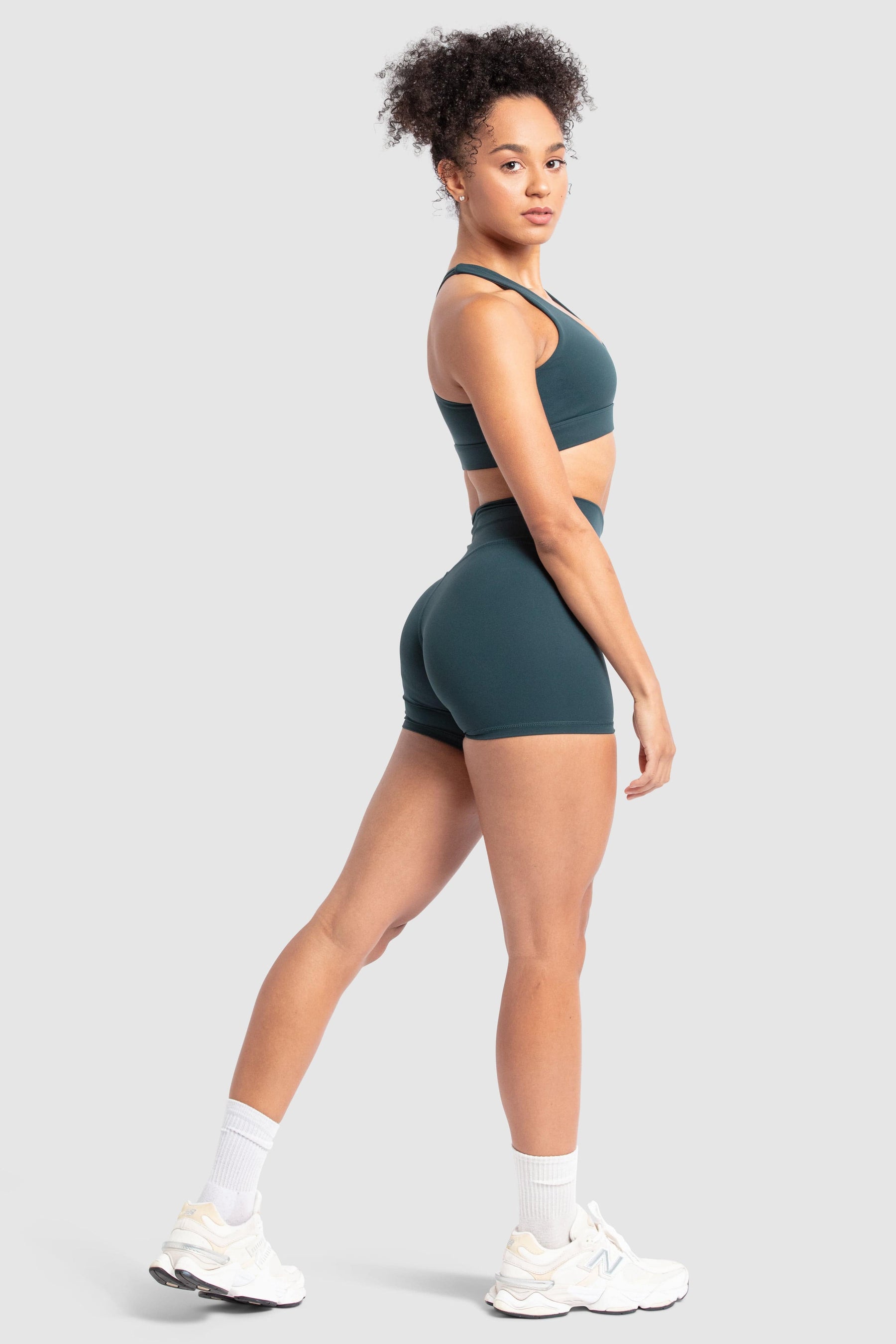 Conjunto Top e Shorts MotionSoft - Verde Escuro