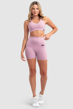 Conjunto Top e Shorts MotionSoft - Malva Suave