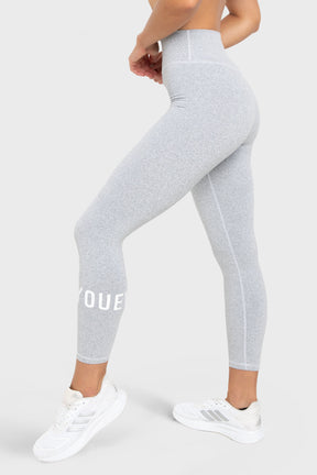 Calça Legging Stretch-Lite Sem Costura - Cinza