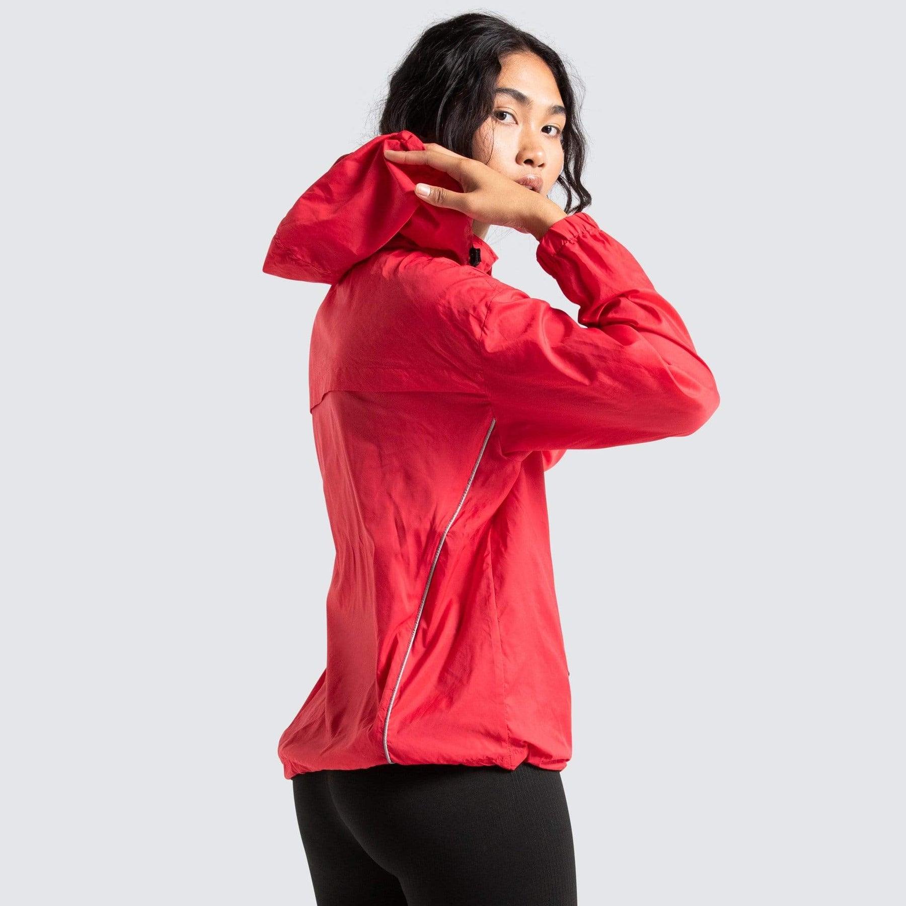 Jaqueta de Corrida Unissex FitBreeze - Vermelho