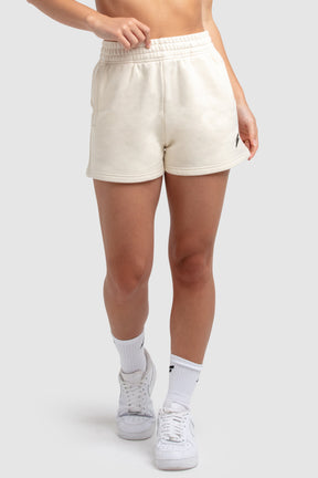 Shorts Essencial de Algodão Feminino - Creme