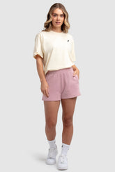 Conjunto Top e Shorts Essencial de Algodão Feminino - Rosê