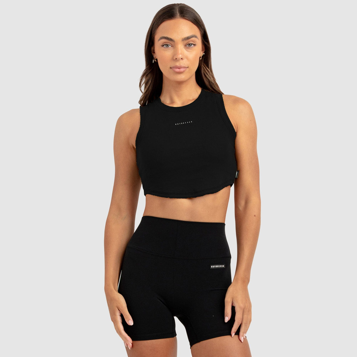 Cropped Regata Feminino Scoop - Preto